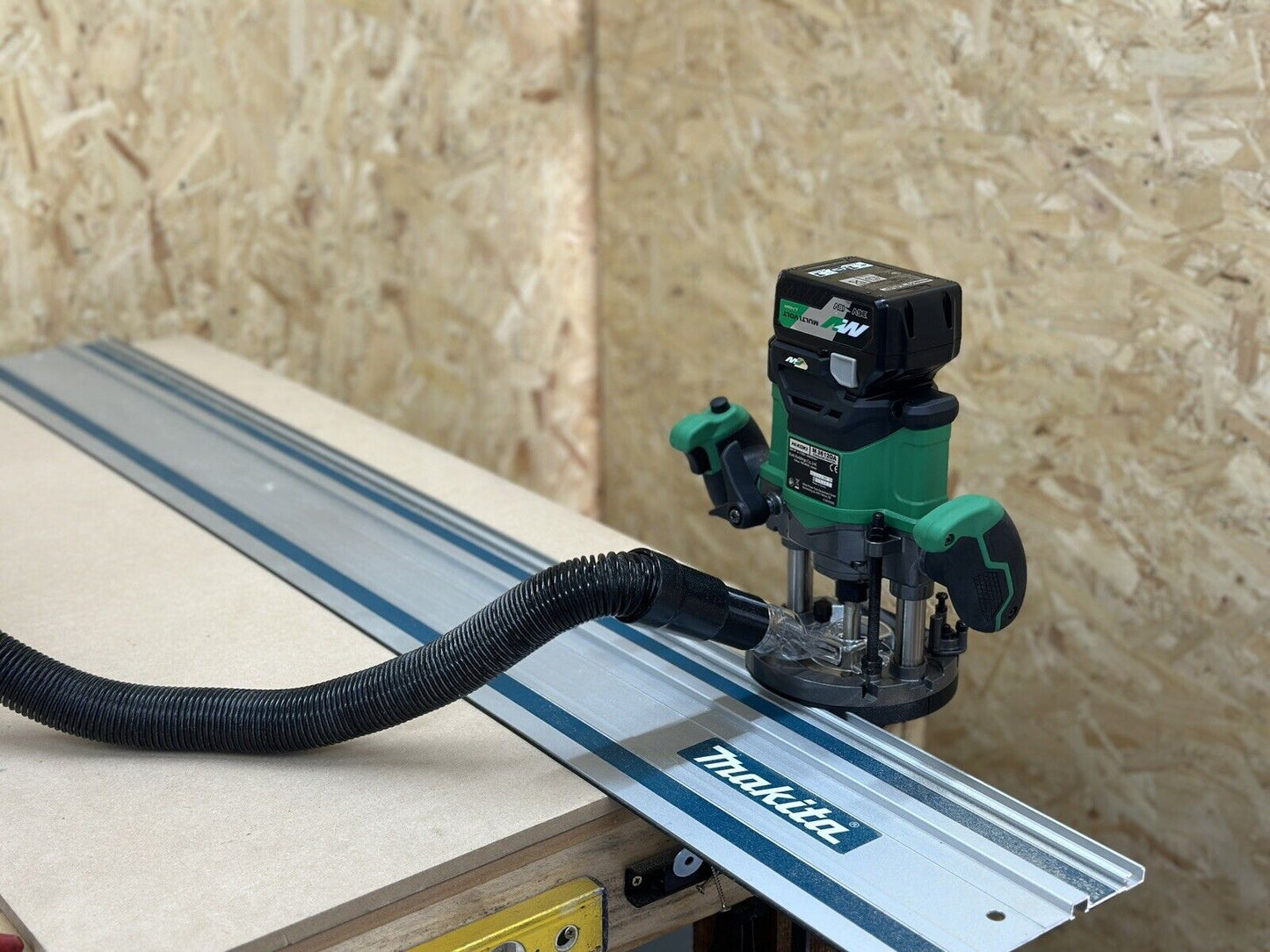 Hikoki 1/2" 36v Router Guide Rail Adaptor to Makita Saw Plunge Track