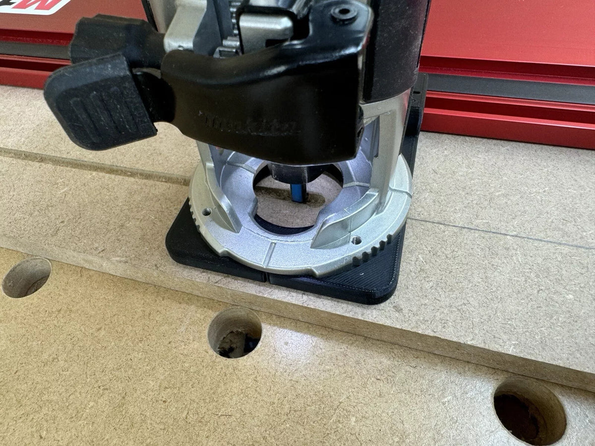 Brushless Router Guide Makita DRT50 Li-Ion LXT Brushless Router Trimmer Router Guide Rail Ada ...