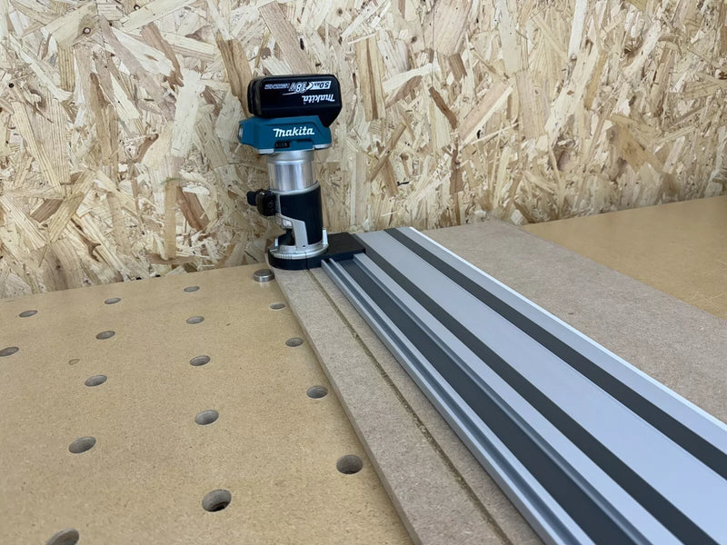 Brushless Router Guide Makita DRT50 Li-Ion LXT Brushless Router Trimmer Router Guide Rail Ada ...