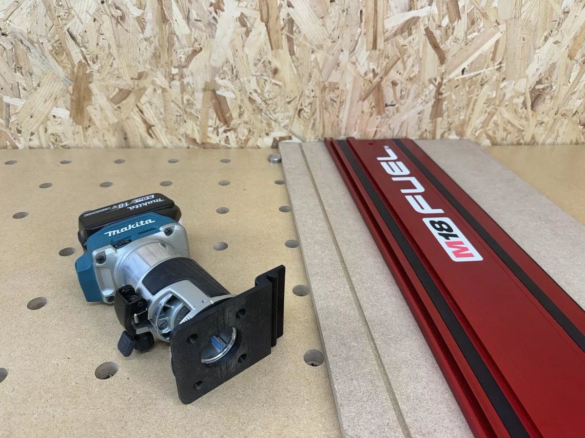 Brushless Router Guide Makita DRT50 Li-Ion LXT Brushless Router Trimmer Router Guide Rail Ada ...