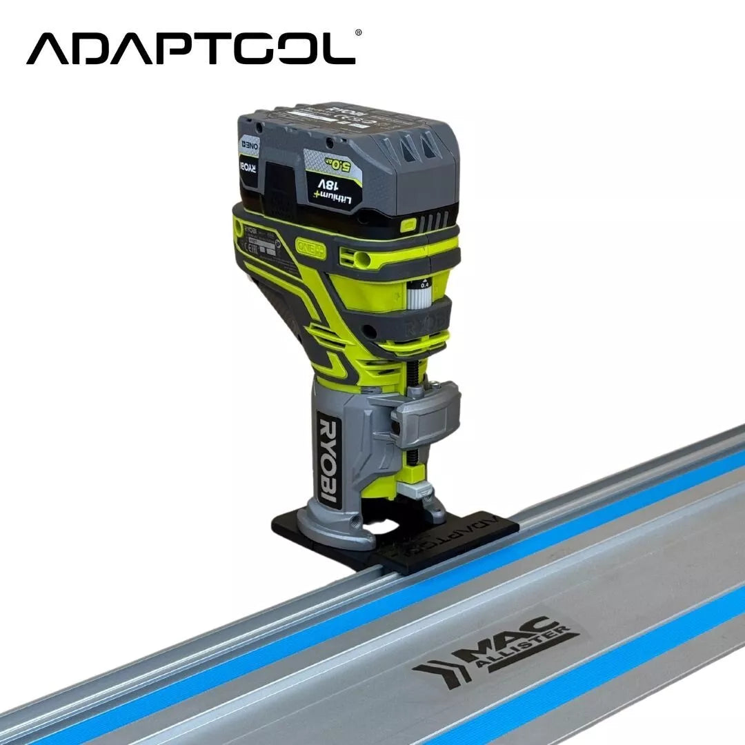 Ryobi R18TR-0 ONE+ Trim Router Guide Rail Adaptor for Macalister Guide ...