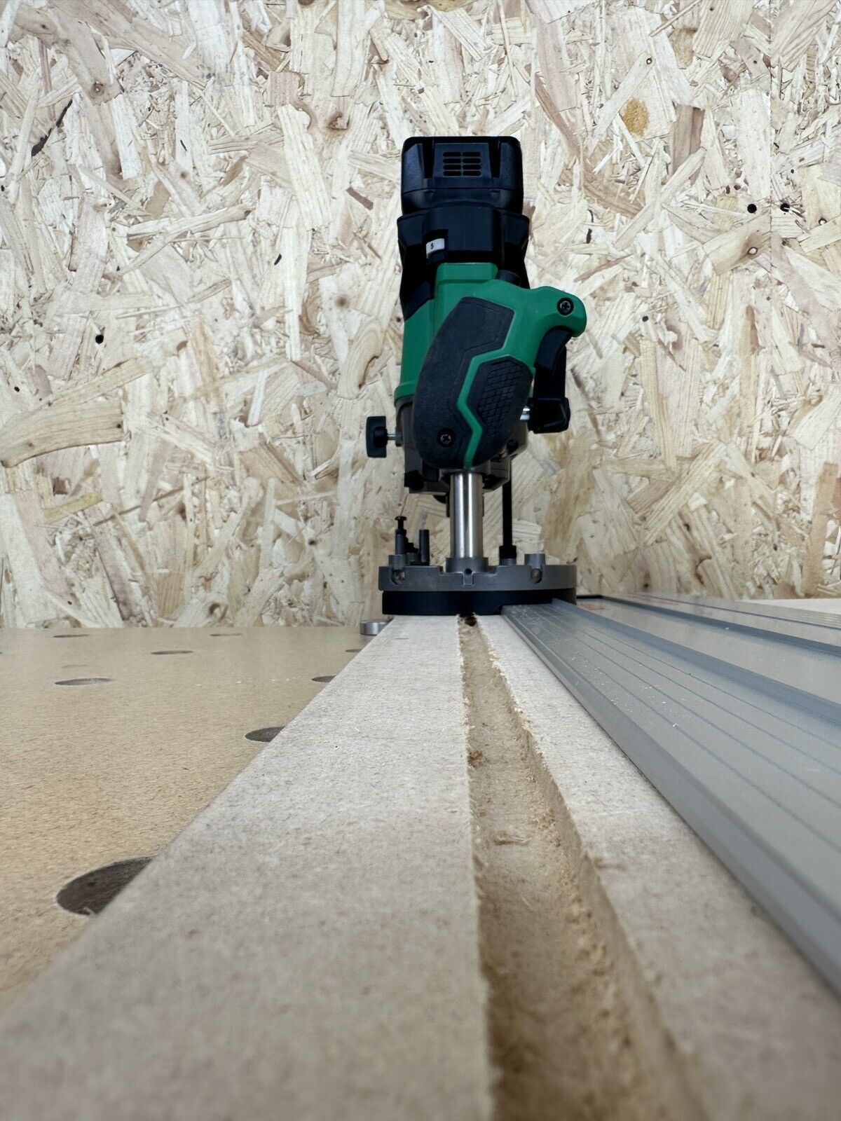 Hikoki Router Guide Rail Adaptor to Maffell Plunge Saw Track HIKM3612D ...