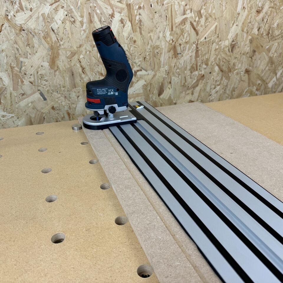 Bosch GKF-12V-8 Router Guide Rail Adaptor for Dewalt Guide Rail – Adaptool