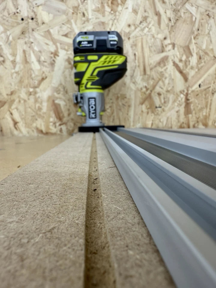 Ryobi Router Using Guide Rail Ryobi R18TR-0 ONE+ Trim Router Guide Rail Adaptor for Evolution G2 Gui ...
