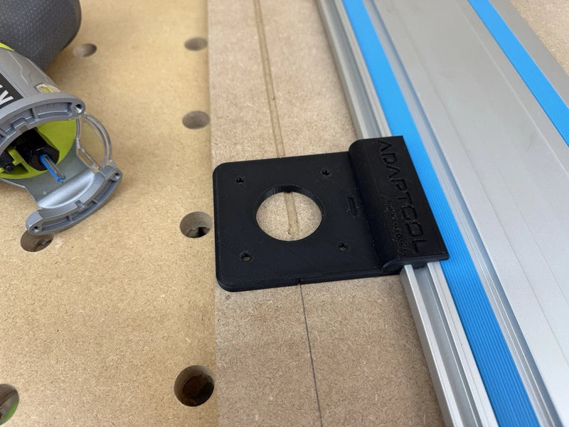 Ryobi Router Using Guide Rail Ryobi R18TR-0 ONE+ Trim Router Guide Rail Adaptor for Macalister Guide ...