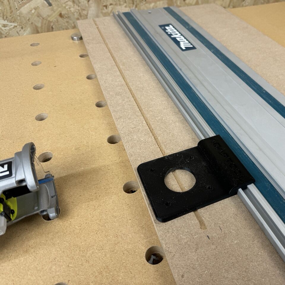 Ryobi R18TR-0 ONE+ Trim Router Guide Rail Adaptor for Makita Guide Rai ...