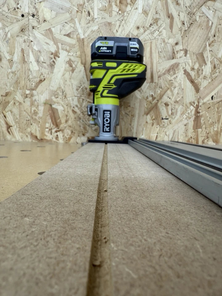 Ryobi Router Using Guide Rail Ryobi R18TR-0 ONE+ Trim Router Guide Rail Adaptor for Erbauer Guide Ra ...