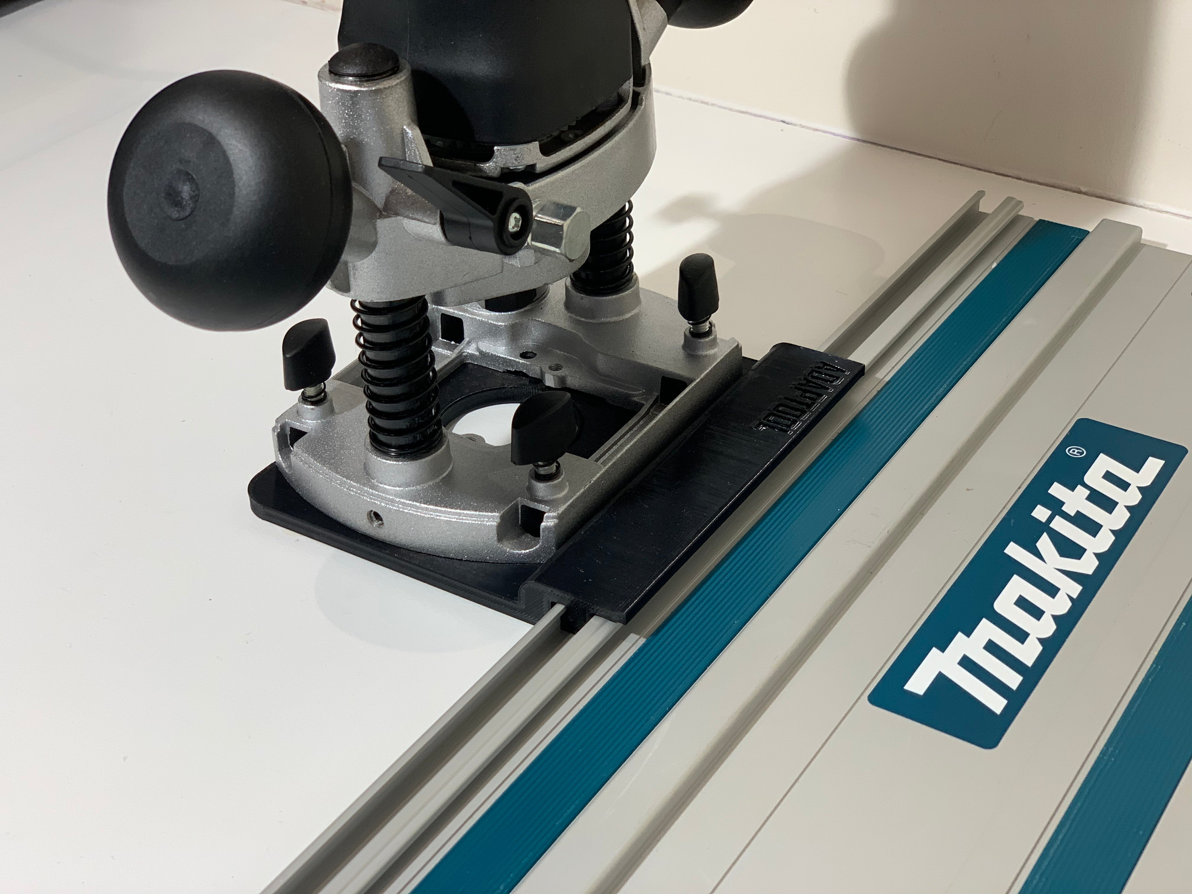 Trend T4 Router Guide Adaptor to Makita Track – Adaptool