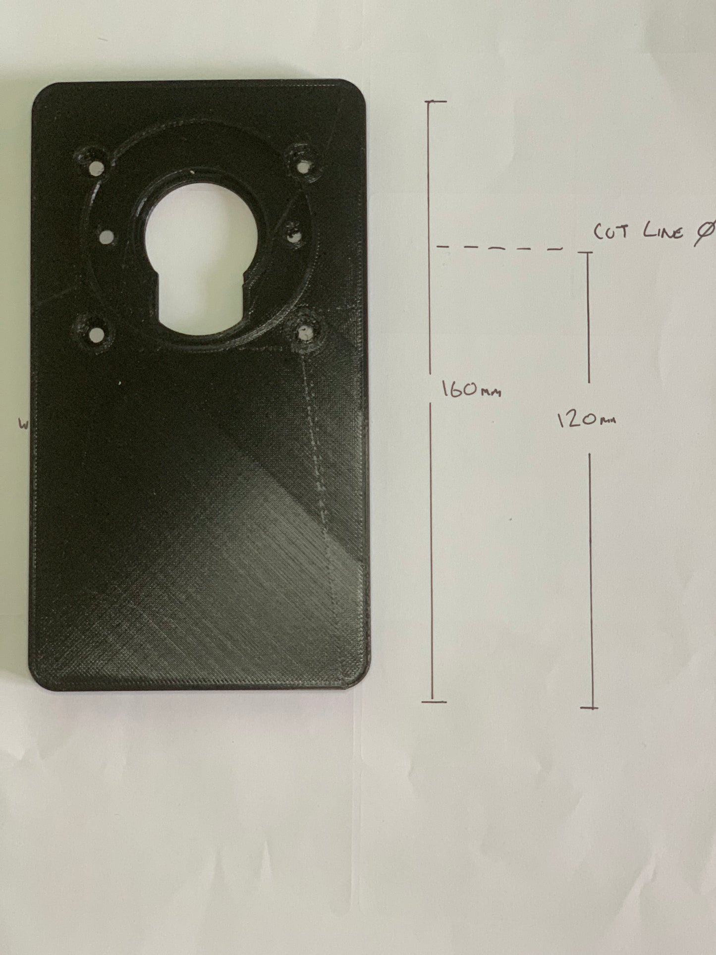 Extra Large Router Sub BASE PLATE for Makita 18v/Katsu