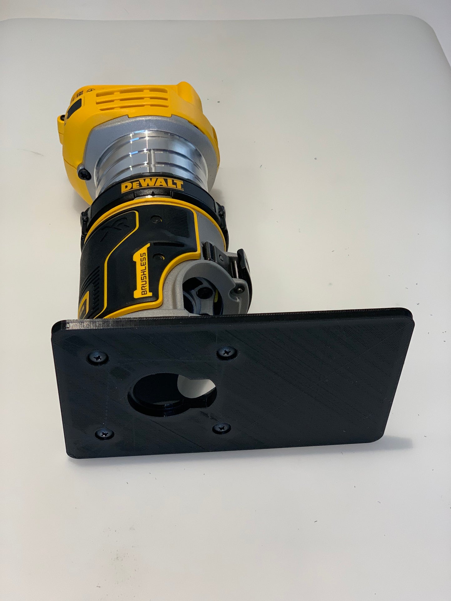 Extended Router Sub BASE PLATE for Dewalt cordless/Trimmer router