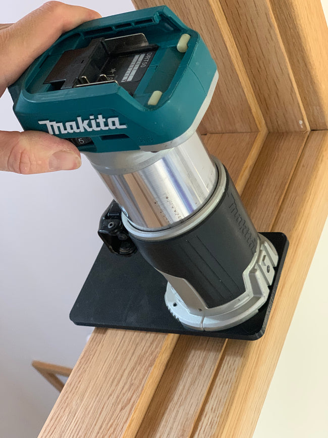 EXTRA LARGE Extended Router Sub BASE PLATE for Makita 18v/Katsu Trimmer