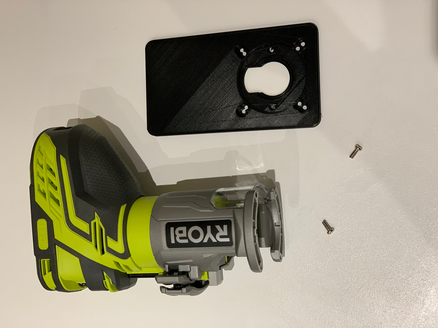 Router Sub BASE PLATE for Ryobi cordless/Trimmer router