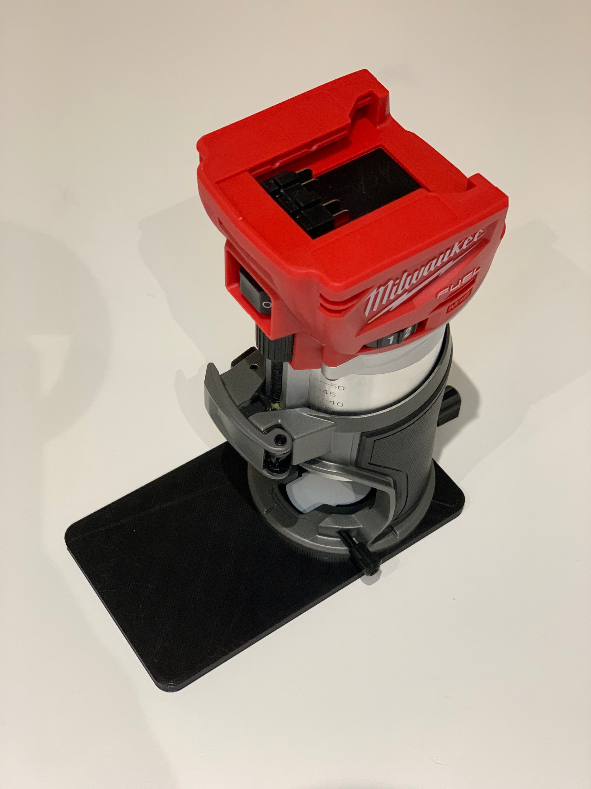 Extended Router Sub BASE PLATE for Milwaukee cordless/Trimmer router ...
