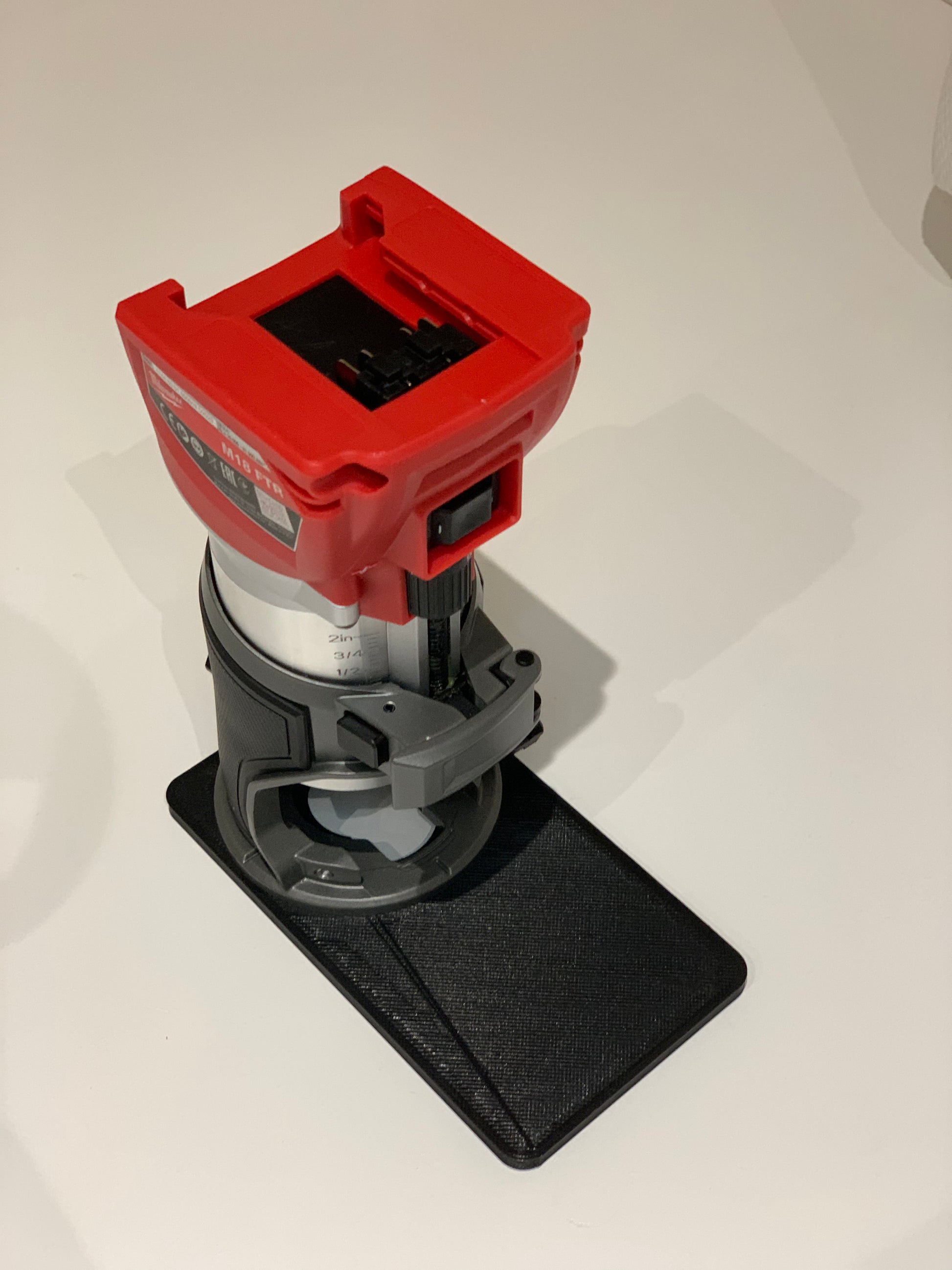 Extended Router Sub BASE PLATE for Milwaukee cordless/Trimmer router ...