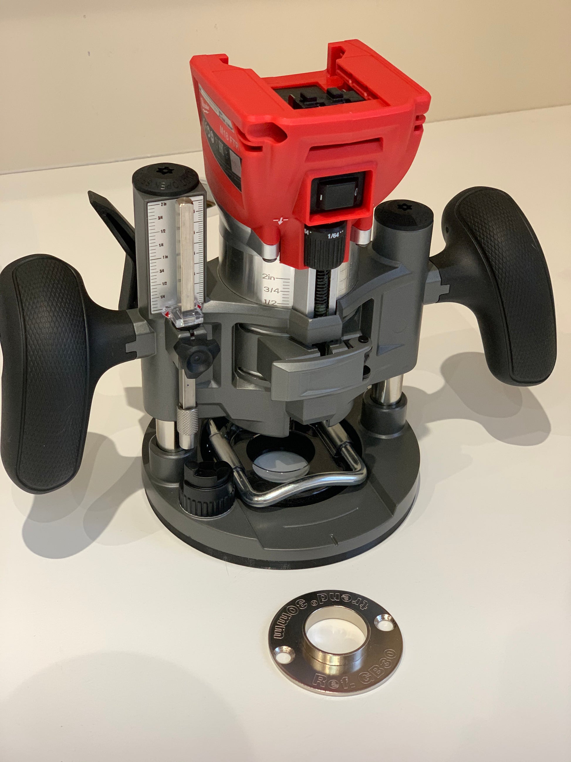 Router Sub BASE PLATE for Milwaukee cordless plunge router – Adaptool