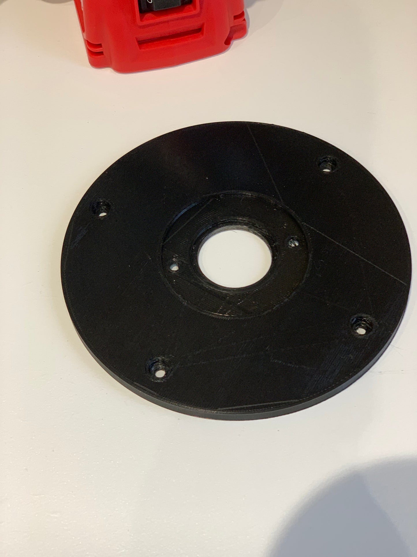 Router Sub BASE PLATE for Milwaukee cordless plunge router