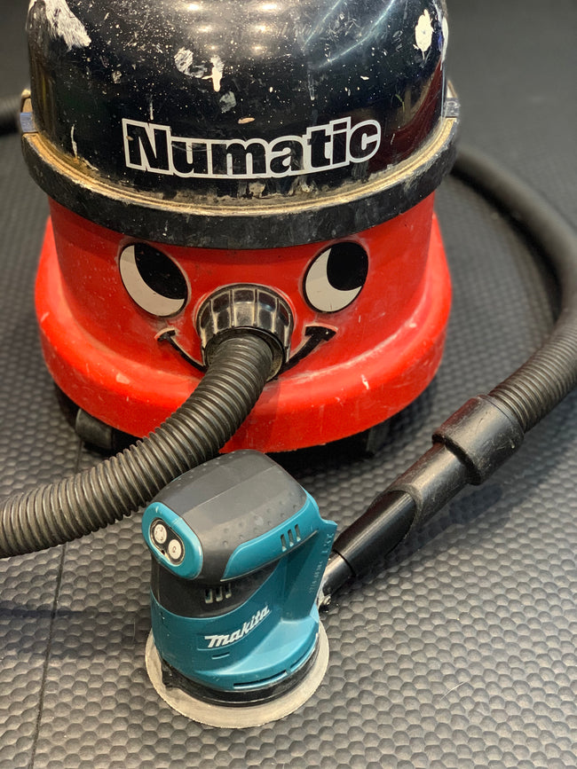 Numatic Hoover To Makita 18v Sander DBO180Z