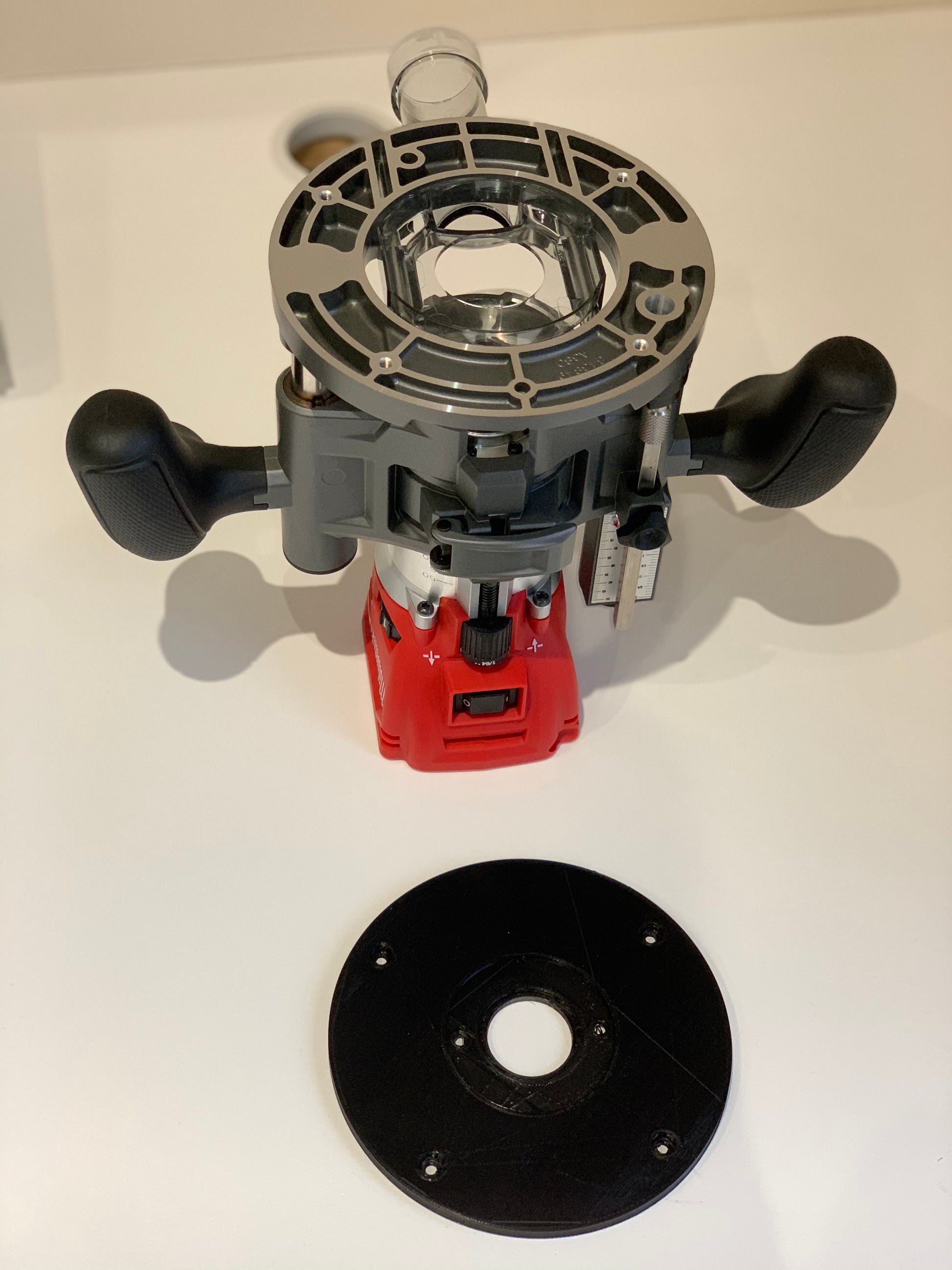 Router Sub BASE PLATE for Milwaukee cordless plunge router – Adaptool