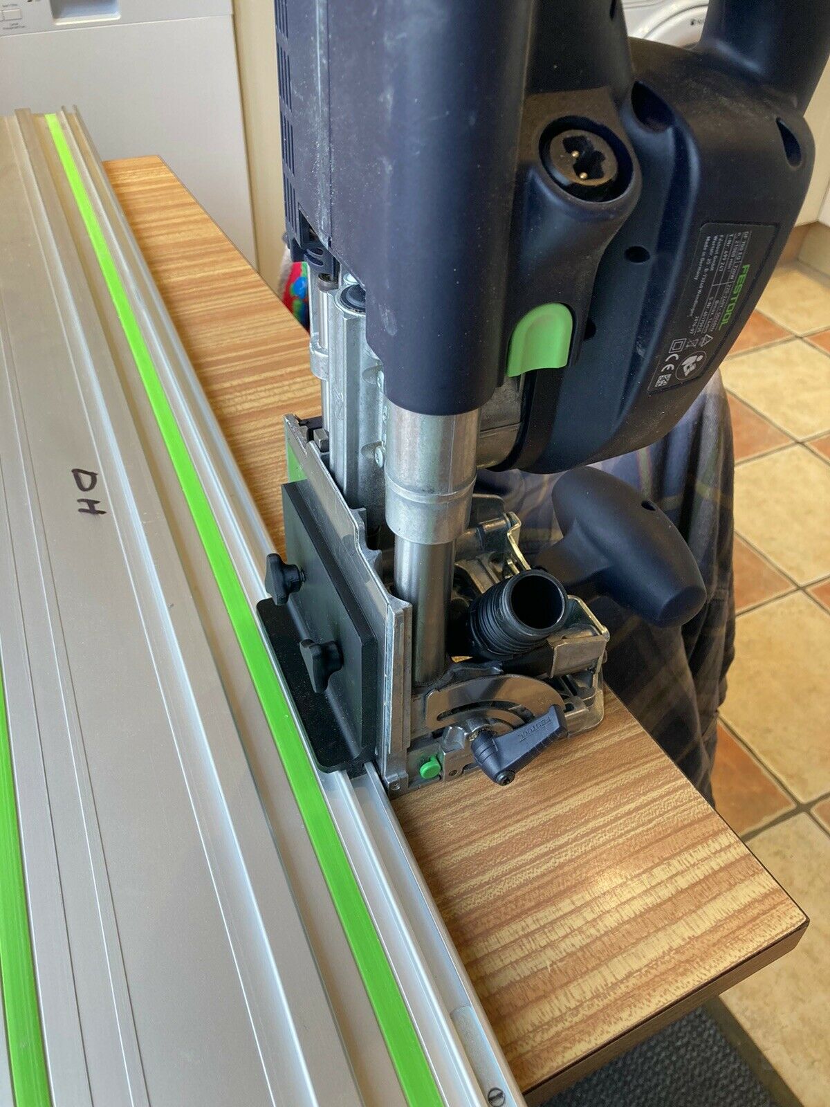 Festool Domino Rail Adaptor - DF 700 to Festool/Makita Guide Track Rail