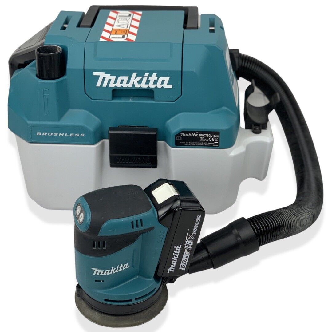 Makita DVC750L vacuum extractor hose adaptor to Makita DBO180 Sander