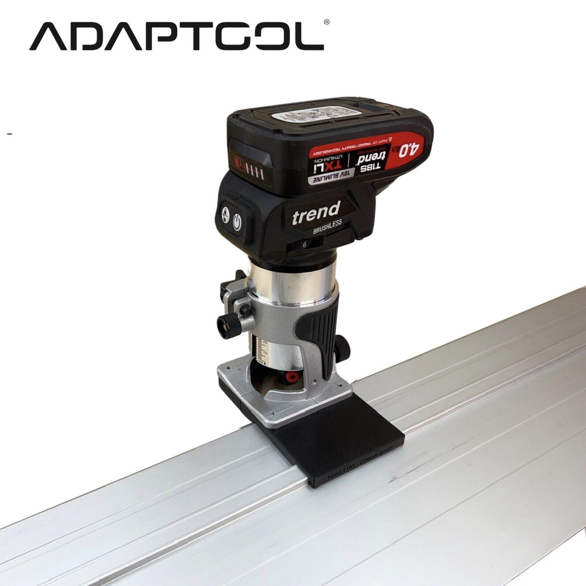 Trend Routers Rails Trend T18S/R14K1 18v Router Guide Rail Adaptor original Bosch Circular ...