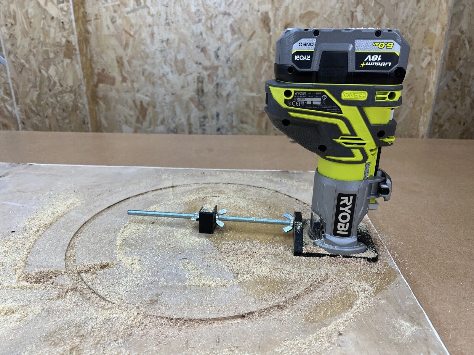 Palm Router Ryobi Drill Router Attachment Ryobi Rtr18 Ryobi One
