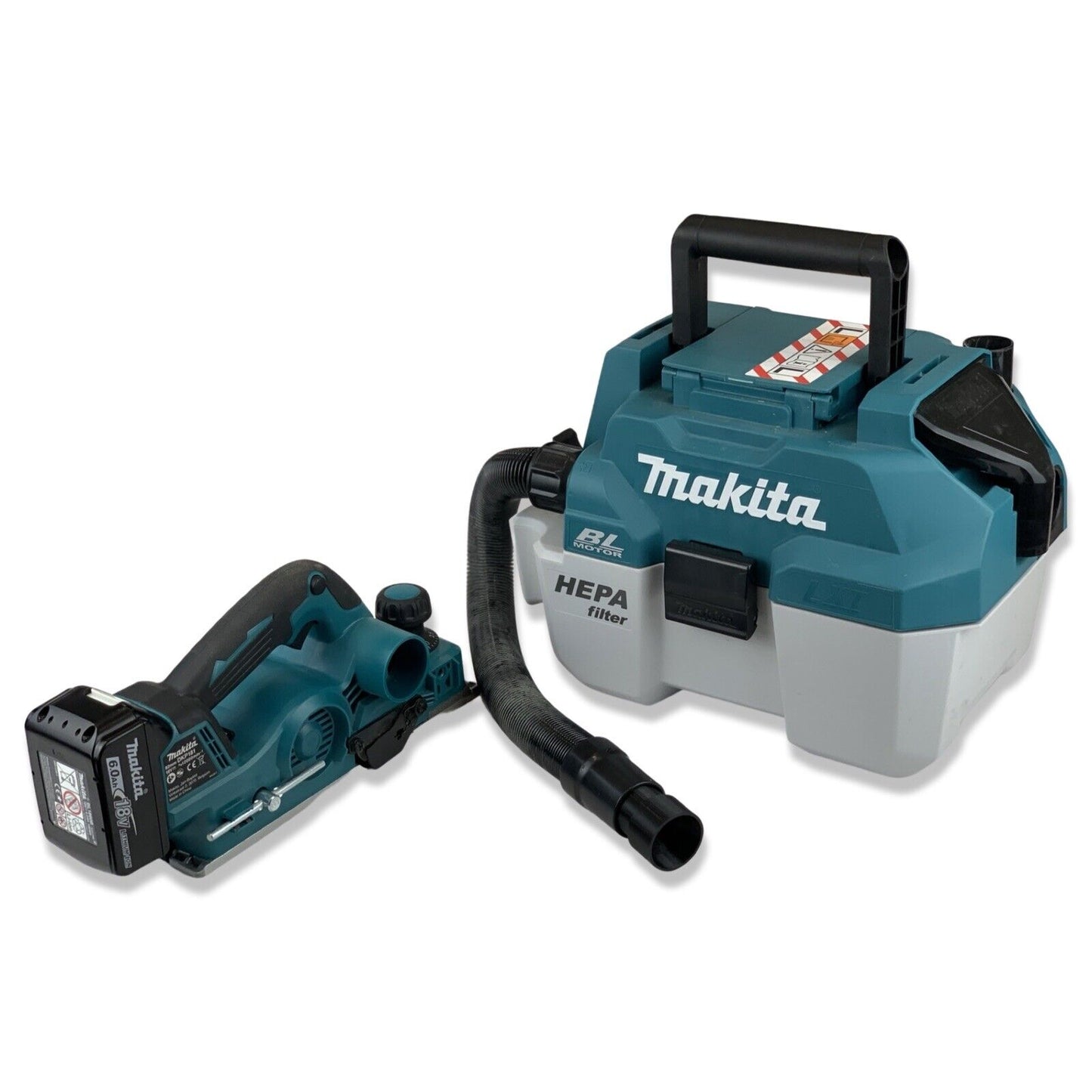 Makita DVC750L vacuum extractor hose adaptor to Makita DKP181